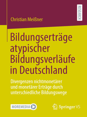 cover image of Bildungserträge atypischer Bildungsverläufe in Deutschland